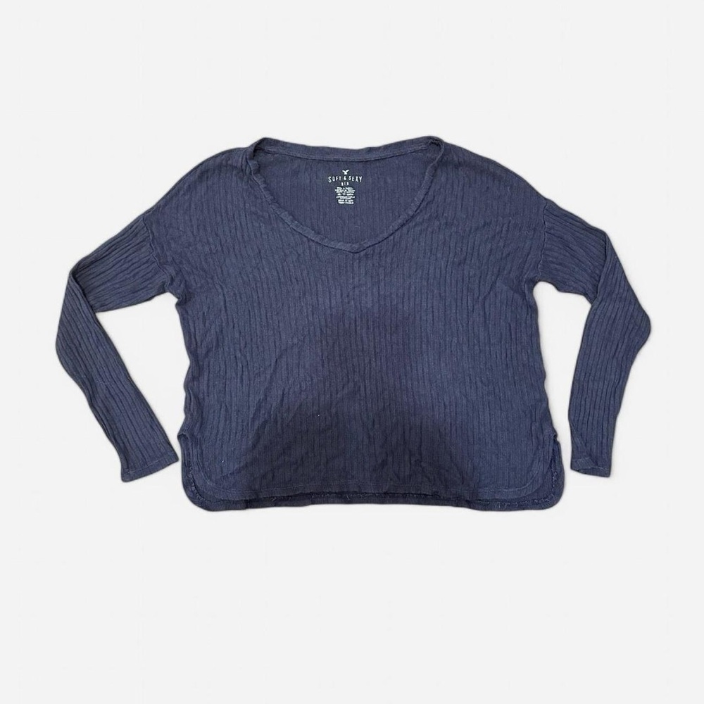 American Eagle Soft & Sexy Ribbed Long Sleeve – Size XS